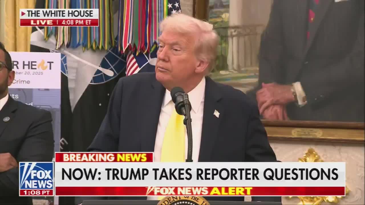 Reporter: Why did you authorize the CIA to go into Venezuela? Trump: They have emptied their prisons into the United States of America