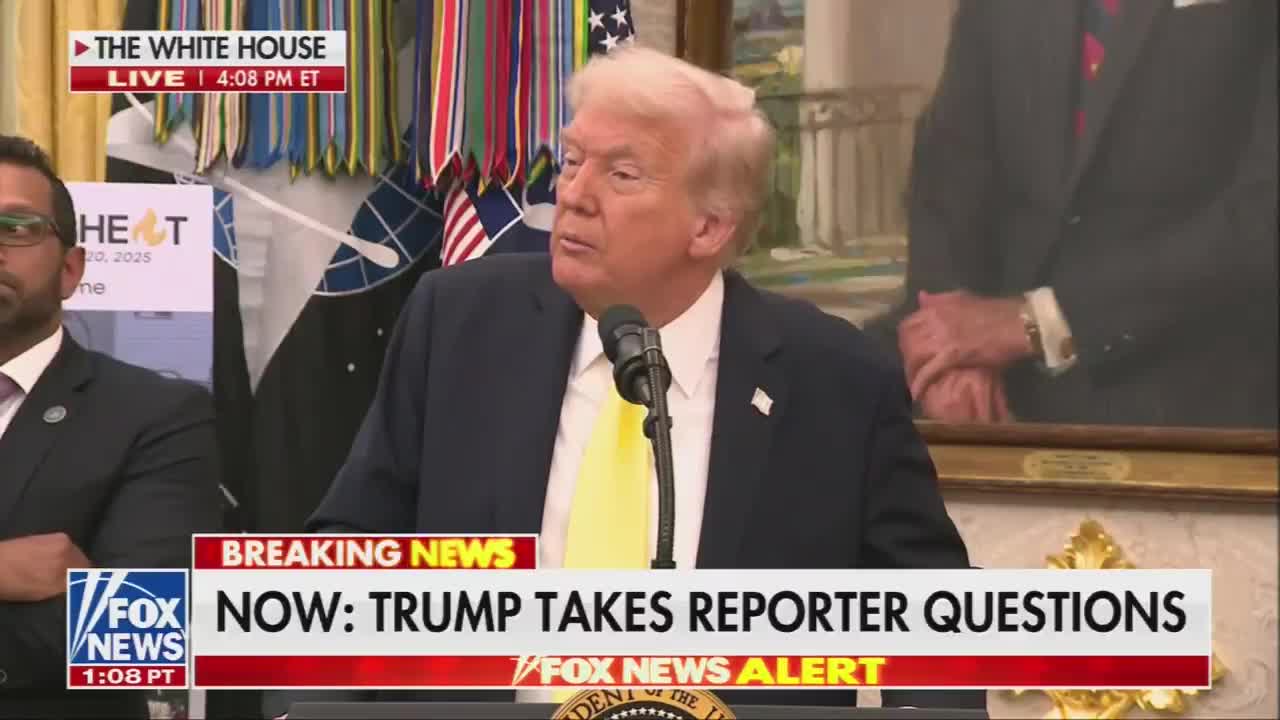 Reporter: Why did you authorize the CIA to go into Venezuela? Trump: They have emptied their prisons into the United States of America