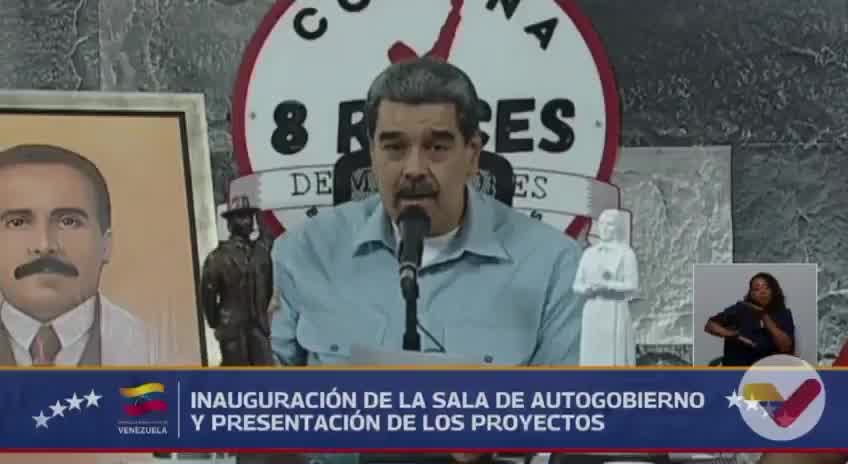 Maduro: Colombia knows we are one, Siamese twins, and whatever happens with Colombia is with Venezuela, and whatever happens with Venezuela is with Colombia, as a Colombian military officer wrote to me two weeks ago: if you touch Venezuela, you touch Colombia, we are one homeland, and we don't say that just for the sake of it. I know what I'm saying.