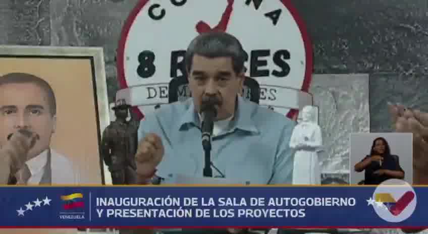 Maduro: Colombia knows we are one, Siamese twins, and whatever happens with Colombia is with Venezuela, and whatever happens with Venezuela is with Colombia, as a Colombian military officer wrote to me two weeks ago: if you touch Venezuela, you touch Colombia, we are one homeland, and we don't say that just for the sake of it. I know what I'm saying.