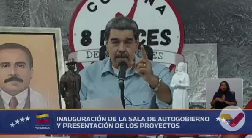 Maduro: Colombia knows we are one, Siamese twins, and whatever happens with Colombia is with Venezuela, and whatever happens with Venezuela is with Colombia, as a Colombian military officer wrote to me two weeks ago: if you touch Venezuela, you touch Colombia, we are one homeland, and we don't say that just for the sake of it. I know what I'm saying.