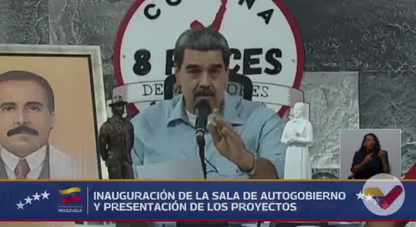 Maduro: Colombia knows we are one, Siamese twins, and whatever happens with Colombia is with Venezuela, and whatever happens with Venezuela is with Colombia, as a Colombian military officer wrote to me two weeks ago: if you touch Venezuela, you touch Colombia, we are one homeland, and we don't say that just for the sake of it. I know what I'm saying.