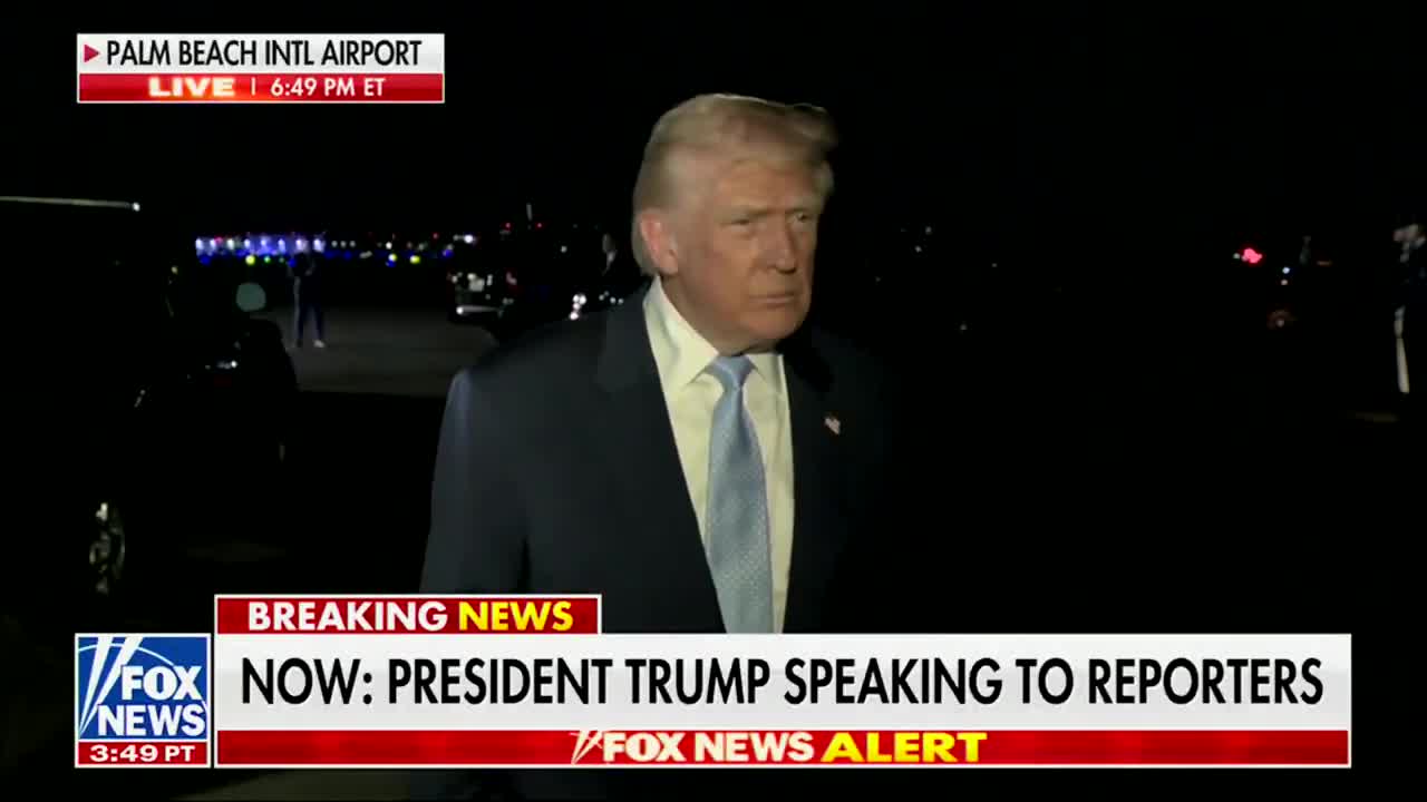 Trump à propos du Venezuela : Nous pourrions avoir des discussions avec Maduro, et nous verrons ce qu'il en adviendra ; mais ils aimeraient discuter.