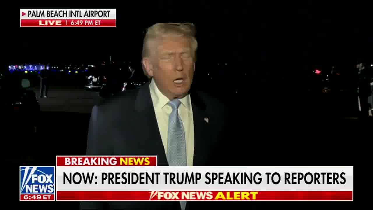 Trump on Venezuela:  We may be having some discussions with Maduro, and we'll see how that turns out — but they would like to talk
