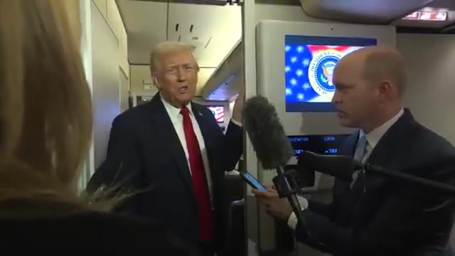 Reporter: Are you planning on talking to Maduro? Trump: I might talk to him. Reporter: The US did name him the leader of a foreign terrorist organization, why do you even want to talk to him? Trump: Say it again. Reporter: The US designated him the leader of this foreign terrorist organization so why do you want to talk to him if he's the leader? Trump: If we can save lives, if we can do things the easy way, that's fine. And if we have to do it the hard way, that's fine, too. Reporter: What’s the goal? Trump: I’m not going to tell you what the goal is. You should probably know what the goal is.