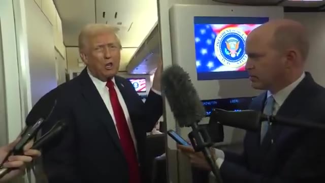 Reporter: Are you planning on talking to Maduro? Trump: I might talk to him. Reporter: The US did name him the leader of a foreign terrorist organization, why do you even want to talk to him? Trump: Say it again. Reporter: The US designated him the leader of this foreign terrorist organization so why do you want to talk to him if he's the leader? Trump: If we can save lives, if we can do things the easy way, that's fine. And if we have to do it the hard way, that's fine, too. Reporter: What’s the goal? Trump: I’m not going to tell you what the goal is. You should probably know what the goal is.