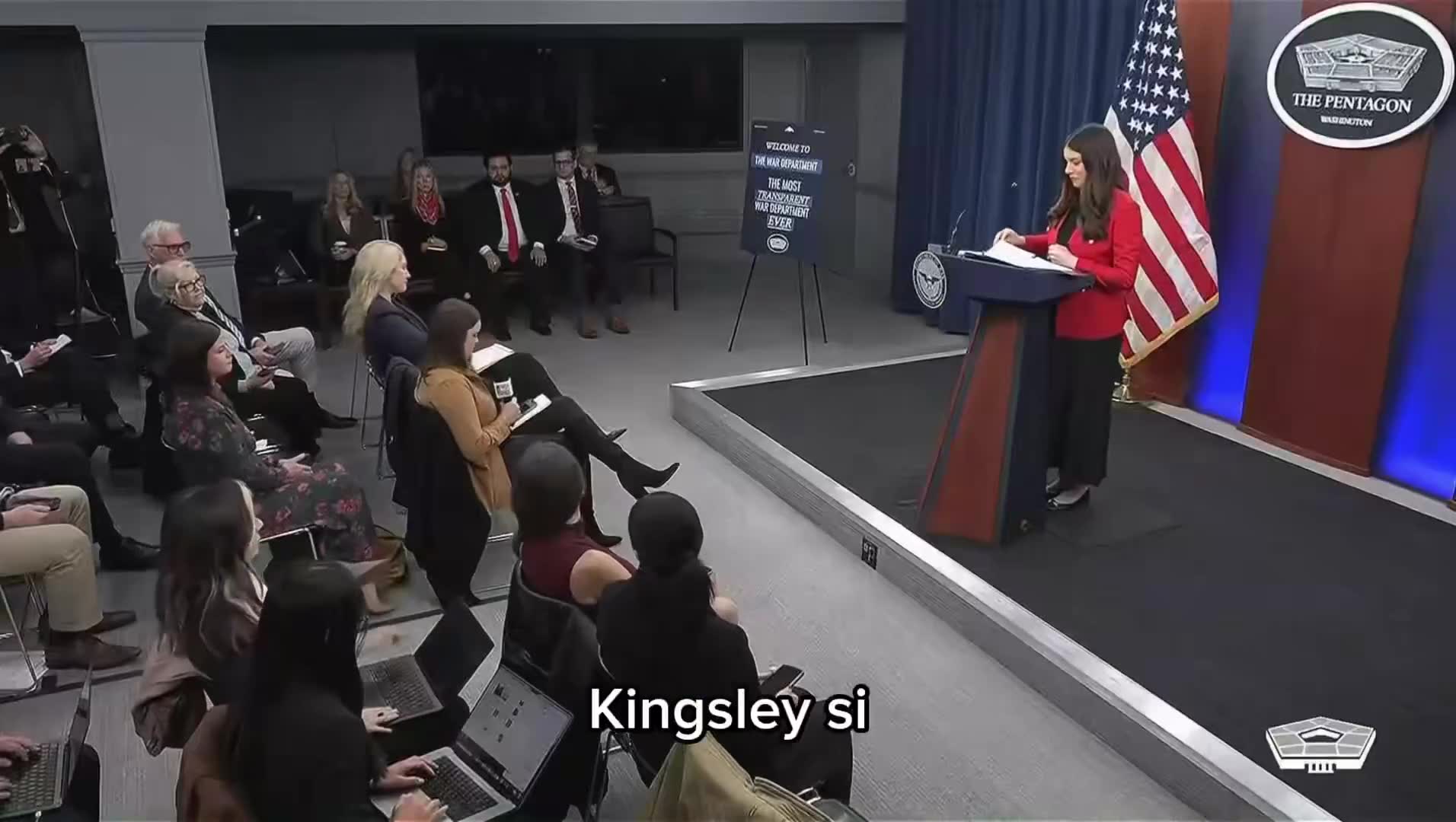Is the US prepared in case Maduro leaves power? The War Department has a contingency plan. If something were to happen, we have a planned and ready response. Our focus is on eliminating narco-militants.