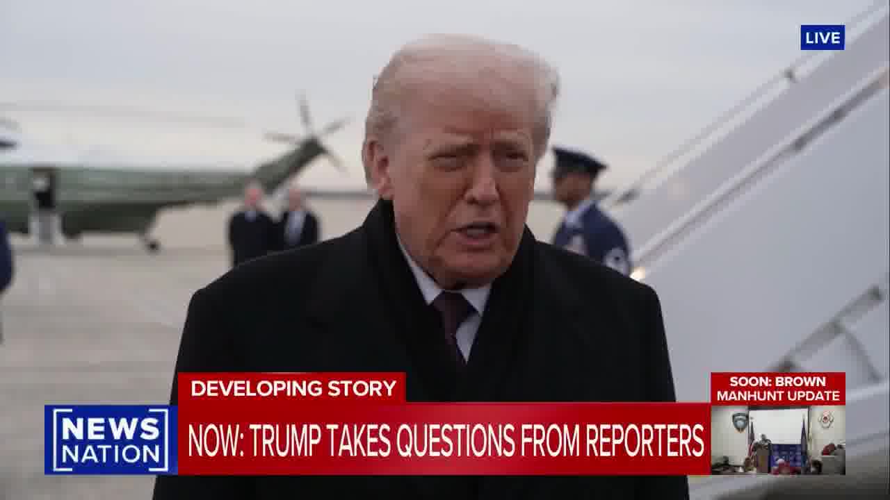 .@POTUS on the Naval blockade on Venezuela: We're not gonna let anybody going through that shouldn't be going through. They took all of our energy rights—they took all of our oil from not that long ago. they illegally took it