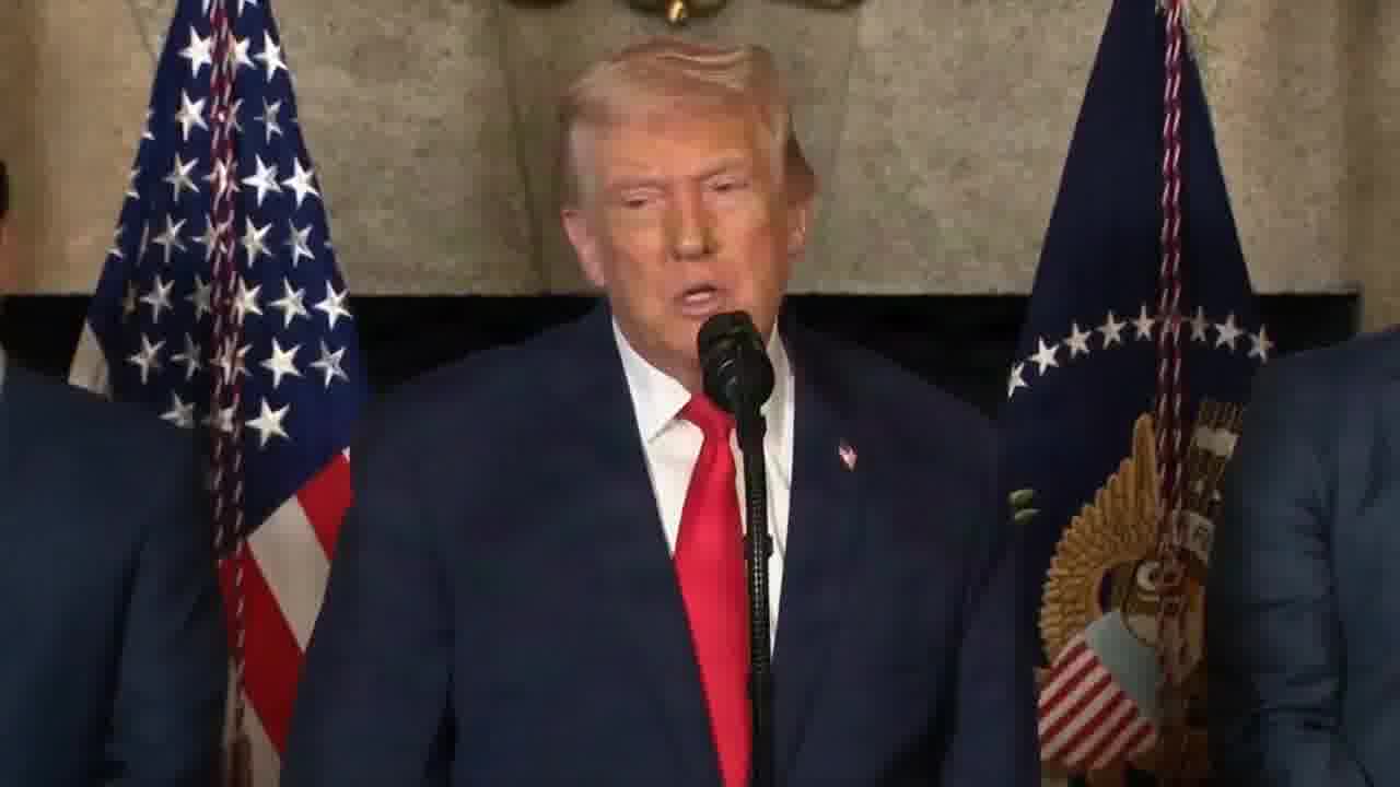 .@POTUS on Maduro: We have a massive armada formed, the biggest we've ever had. He could do whatever he wants, it's alright. If he plays tough, it'll be the last time he's ever able to play tough