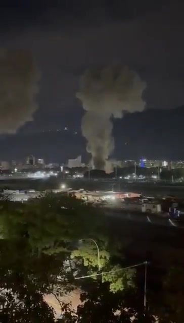 The moment the La Carlota air base in Caracas was bombed occurred at 1:58am