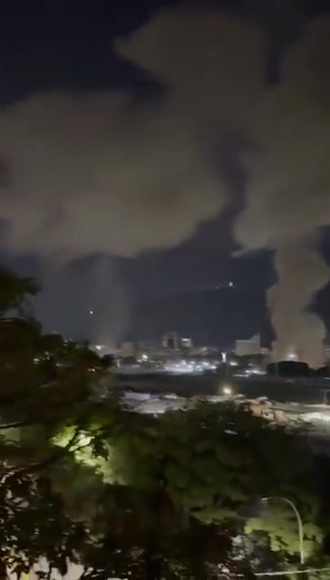 The moment the La Carlota air base in Caracas was bombed occurred at 1:58am