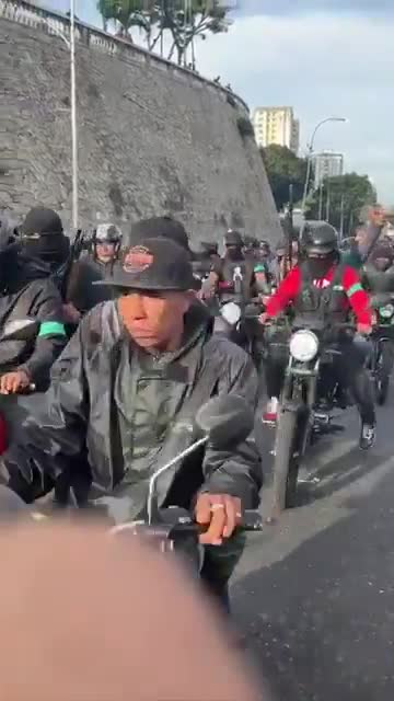 Miranda: Chavista groups took to the streets of Caracas to defend the country against new attacks by the US