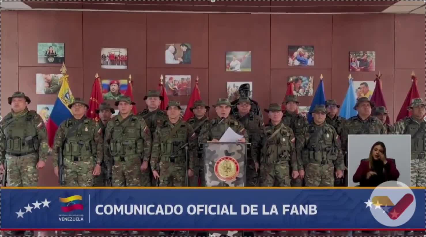 The FANB activates all operational readiness to integrate the elements of national power in the mission to confront imperial aggression, forming a single combat bloc to ensure the freedom, independence, and sovereignty of the nation.