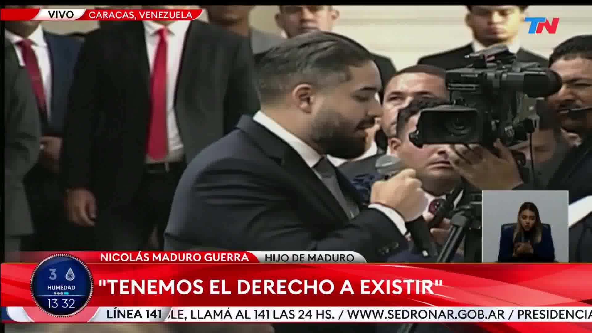 Maduro's son speaks from the Venezuelan National Assembly: This is not a regional problem, it is a direct threat to global political stability. My family and I are being persecuted because we cannot be bought.