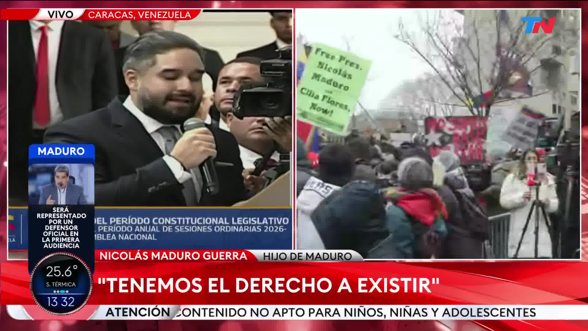 Maduro's son speaks from the Venezuelan National Assembly: This is not a regional problem, it is a direct threat to global political stability. My family and I are being persecuted because we cannot be bought.