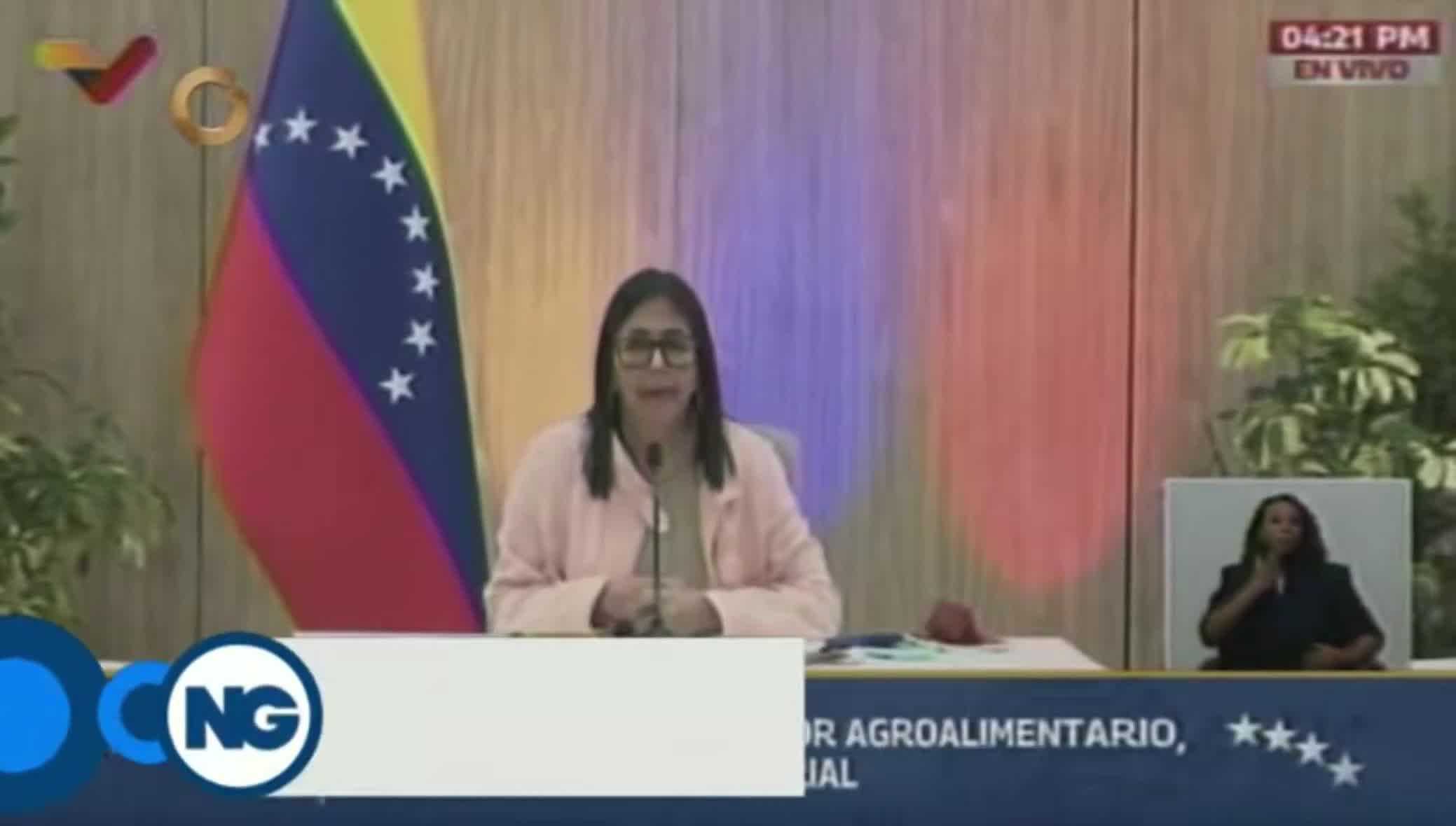 Delcy Rodríguez, after Trump's threats: Personally, to those who threaten me, I say: my destiny is decided only by God. That is my response.