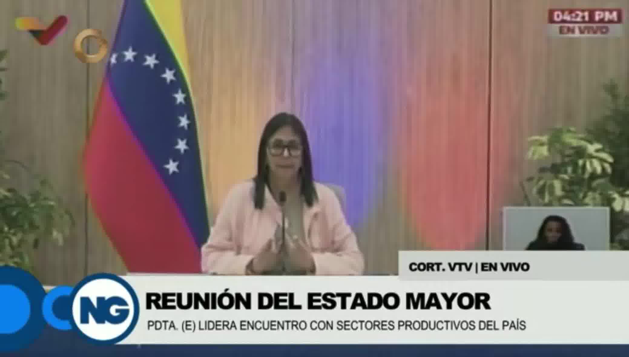 Delcy Rodríguez, after Trump's threats: Personally, to those who threaten me, I say: my destiny is decided only by God. That is my response.