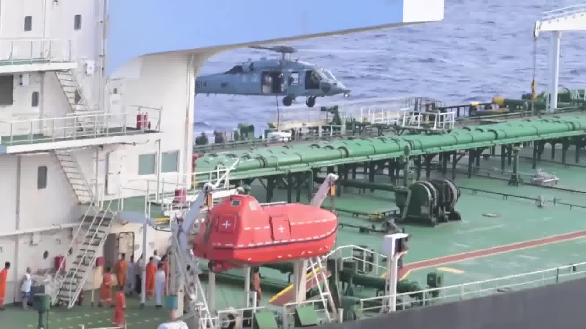 Overnight, U.S. military forces conducted a right-of-visit, maritime interdiction and boarding on the Aquila II without incident in the INDOPACOM area of responsibility. The Aquila II was operating in defiance of President Trump's established quarantine of sanctioned vessels in the Caribbean. The Department of War tracked and hunted this vessel from the Caribbean to the Indian Ocean