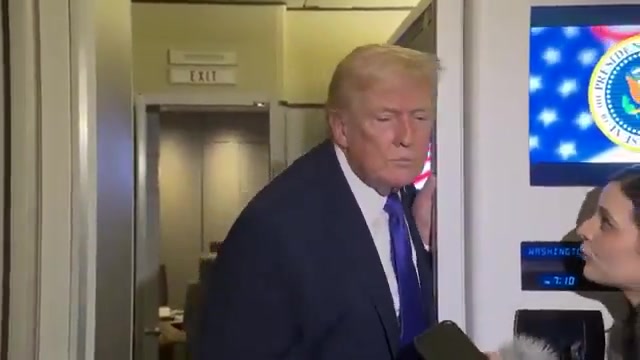 Reporter: On Venezuela, Rodriguez last week said that Nicolas Maduro is still a legitimate president and is. Trump: She probably has to say that. I think politically she has to say that. She’s doing a very good job