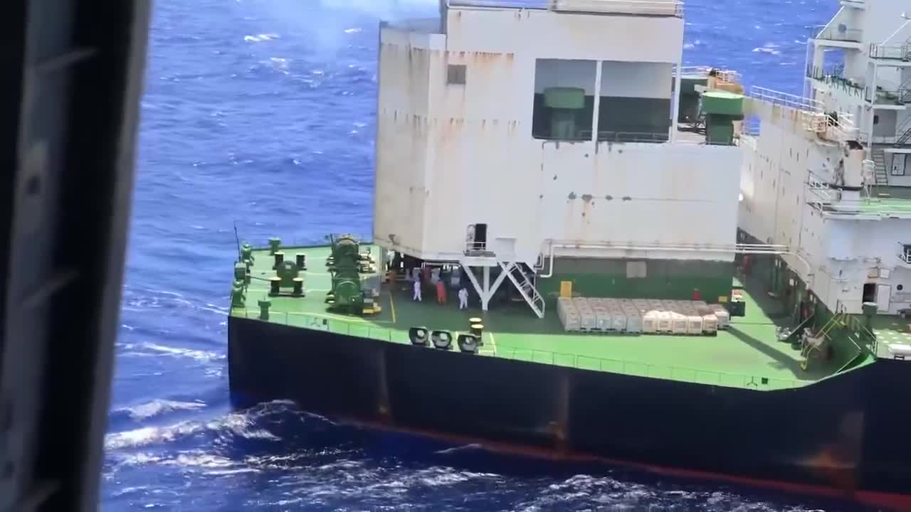 Pentagon: Three boats ran and now all three have been captured. Overnight, U.S. forces conducted a right-of-visit, maritime interdiction and boarding of the Bertha without incident in the INDOPACOM area of responsibility. The vessel was operating in defiance of President Trump’s established quarantine of sanctioned vessels in the Caribbean and attempted to evade. From the Caribbean to the Indian Ocean, we tracked it and stopped it. 