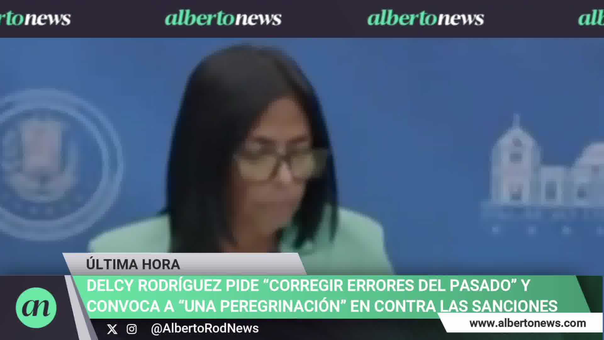 Delcy Rodríguez calls for correcting past mistakes and invites people to a pilgrimage against the sanctions. Our immediate, medium, and long-term goal is to gradually and steadily recover workers' income.