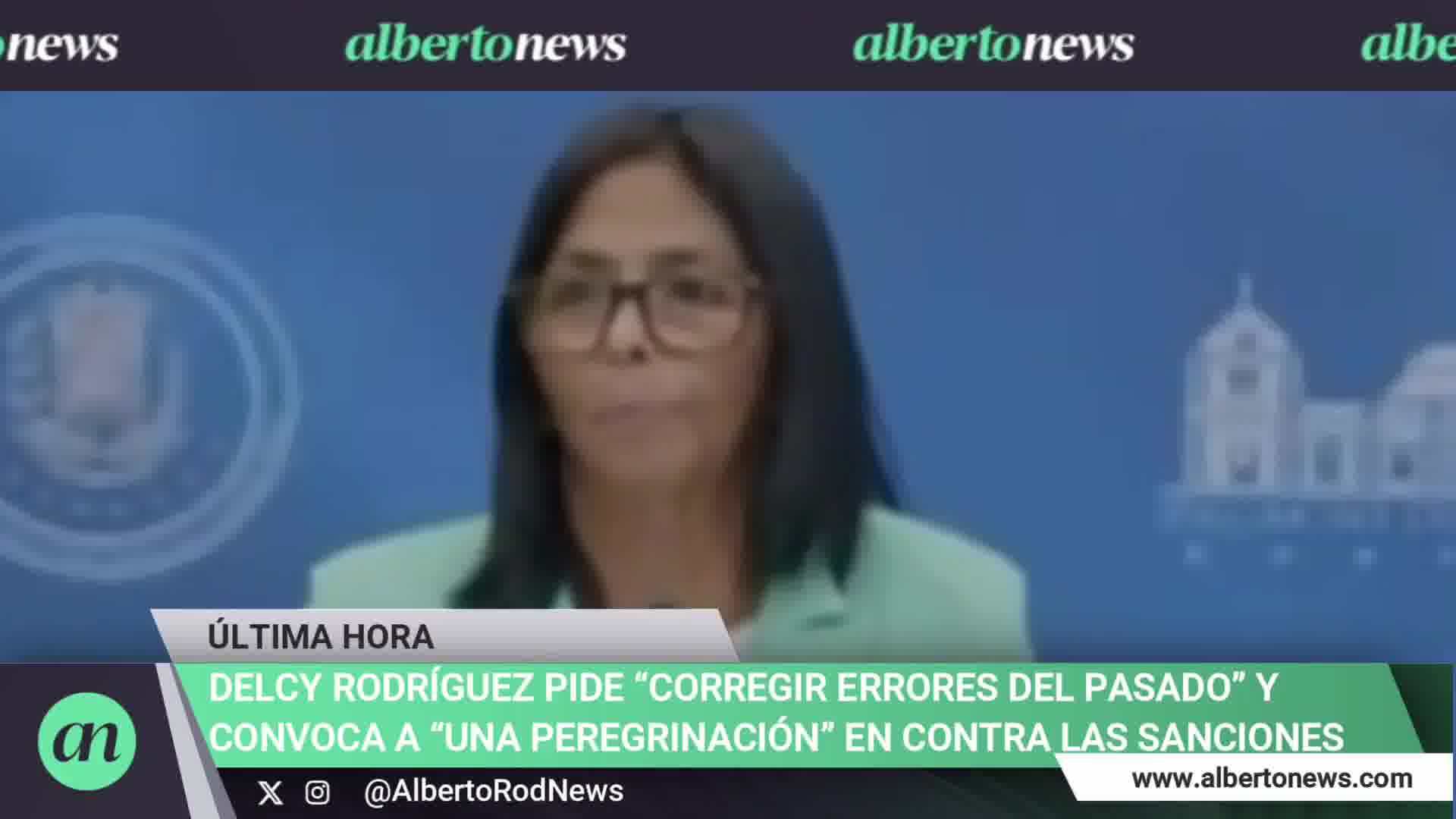 Delcy Rodríguez calls for correcting past mistakes and invites people to a pilgrimage against the sanctions. Our immediate, medium, and long-term goal is to gradually and steadily recover workers' income.