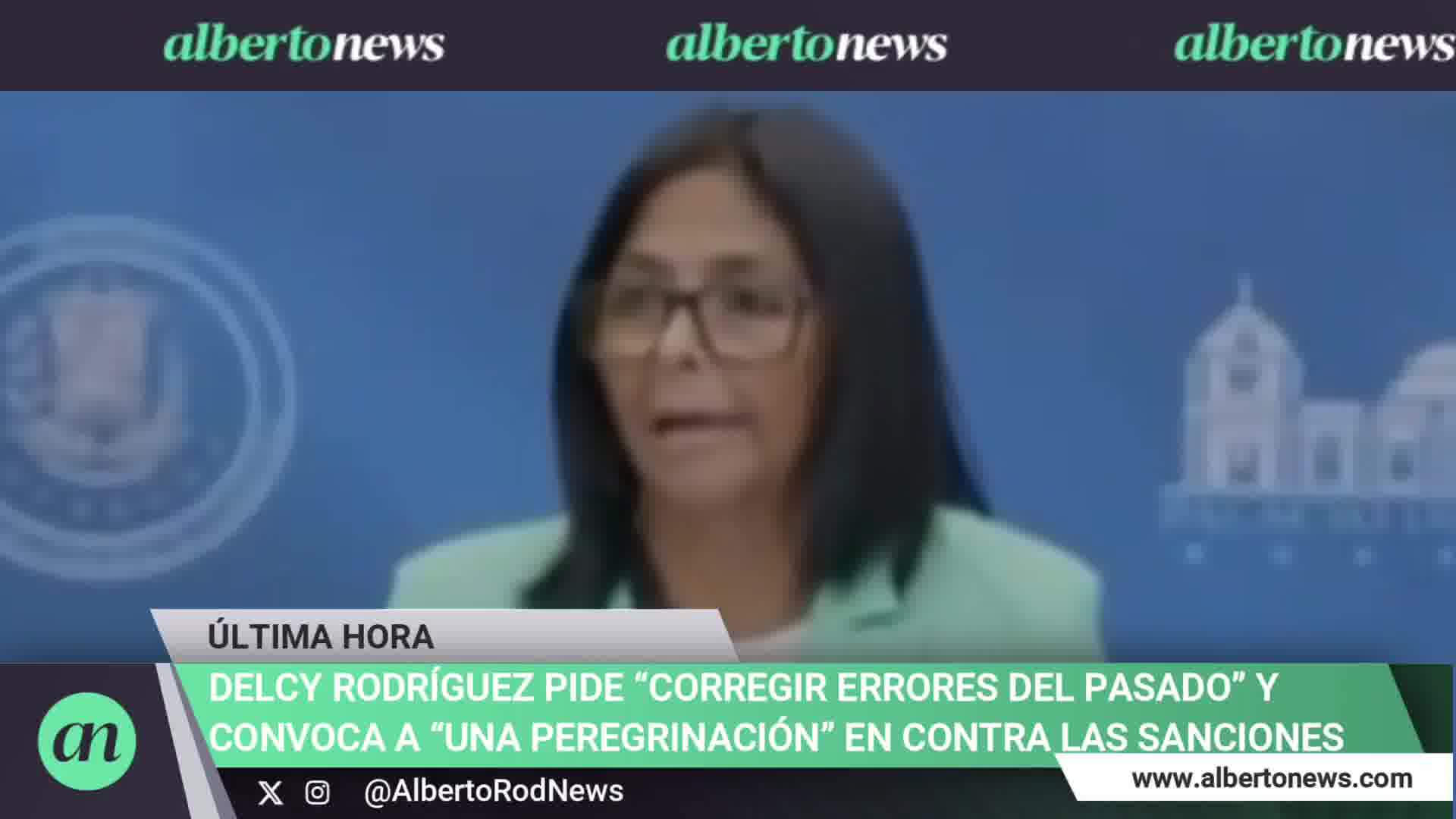 Delcy Rodríguez calls for correcting past mistakes and invites people to a pilgrimage against the sanctions. Our immediate, medium, and long-term goal is to gradually and steadily recover workers' income.